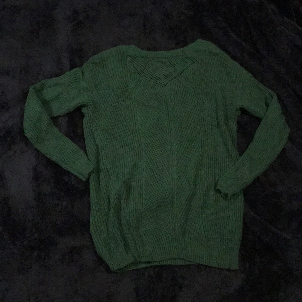 Green sweater dress from urban outfitters